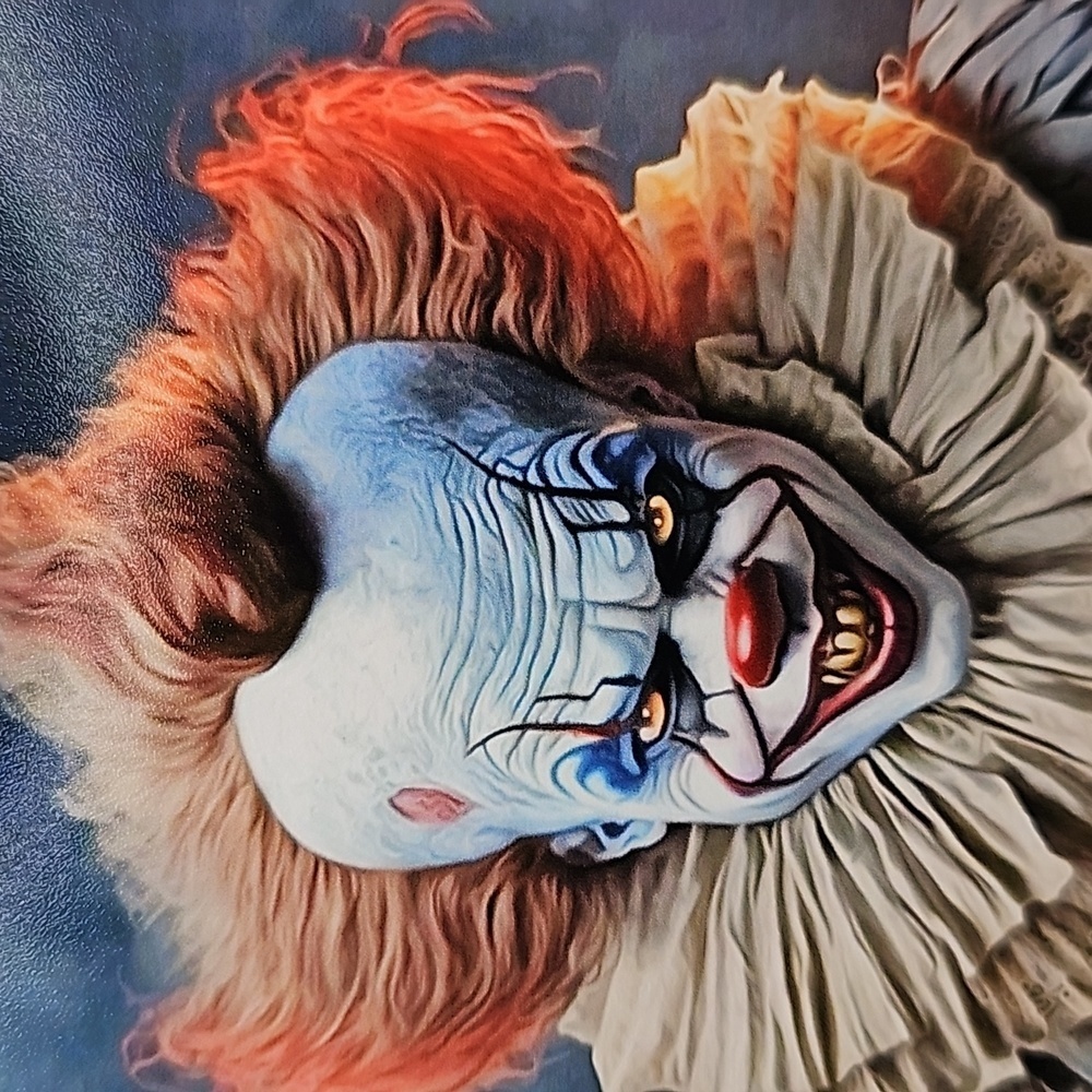 4x6‎ Pennywise The Clown IT Scary Fantasy Wall Art Watercolor Oil Painting Print - Picture 3 of 6